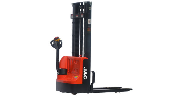 Full Electric Pallet Stacker Lift 1200kg 1.2T With Mechanical Steering