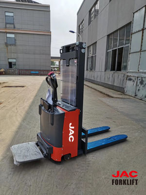 1.5 Ton Light Stand Electric Pallet Stacker Truck 1500kg For Heavy Material Handling