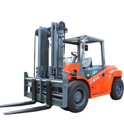 10T Triplex Mast LPG Diesel JAC Forklift Truck With Paper Roll Clamp
