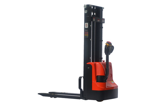 JAC Mechanical pedestrian Electric Straddle Pallet Stacker Forklift 1T