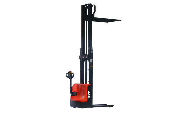Full Electric Pallet Stacker Lift 1200kg 1.2T With Mechanical Steering