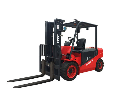 Four Wheel 6 Ton Diesel Electric JAC Forklift Truck S Series