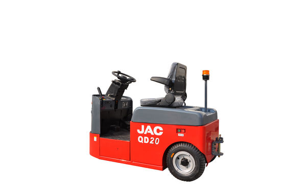 Pneumatic Airplane Electric Baggage Tractor 60 Ton