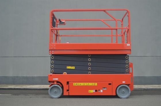 8m Personal Scissor Aerial Platform Lift Equipment For Hotel Factory Warehouse