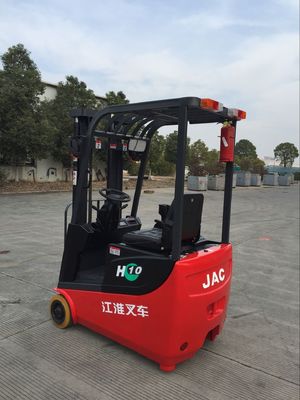 Three Wheeled Counterbalance Electric Pneumatic Forklift 1000kg