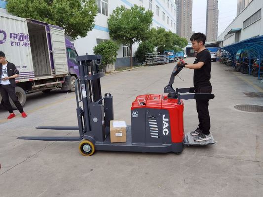 Electric Counterbalanced forklift Walkie Straddle Stackers 1500kg